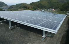 静岡県H中学校太陽光発電設備